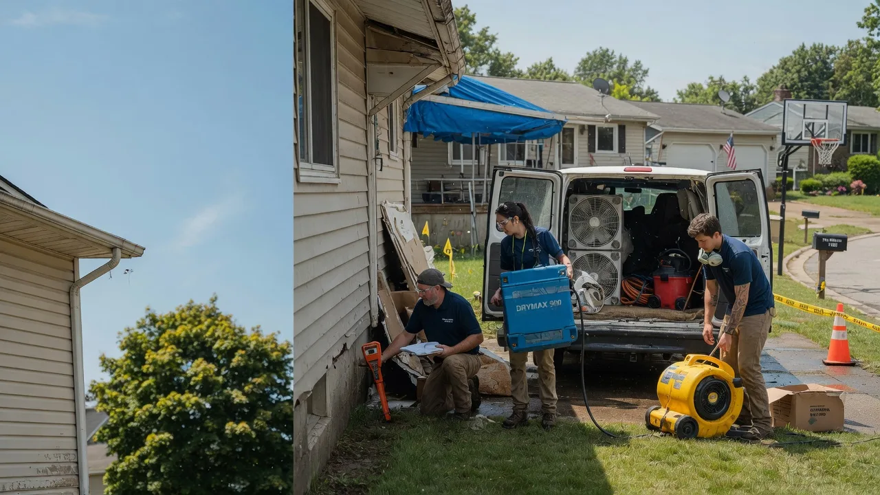 Ceiling Leak Cleanup in Dille, WV near me